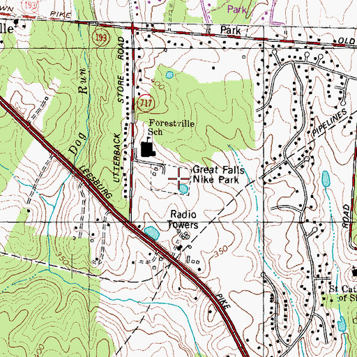 Topographic Map of Nike Site W-83L (historical), VA