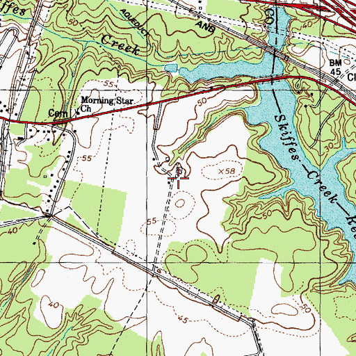 Topographic Map of Green Mount Industrial Park, VA