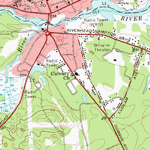 Topographic Map of Esat End Christian Academy, NY