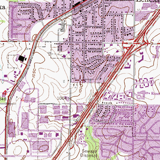 Topographic Map of John McNerney Park, KS