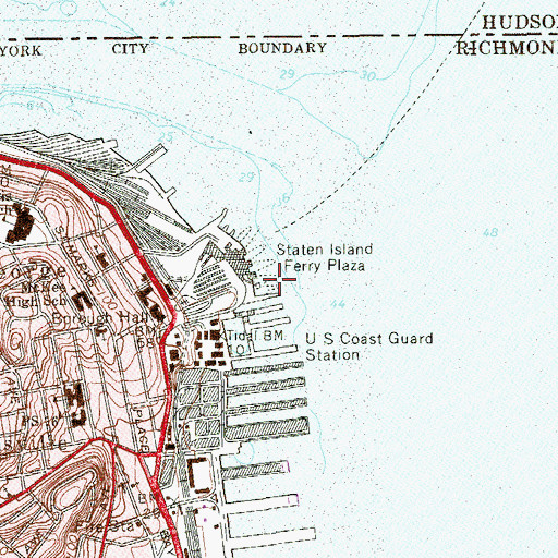 Topographic Map of Slip Number 7, NY