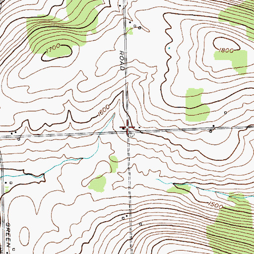 Topographic Map of School Number 1 (historical), NY