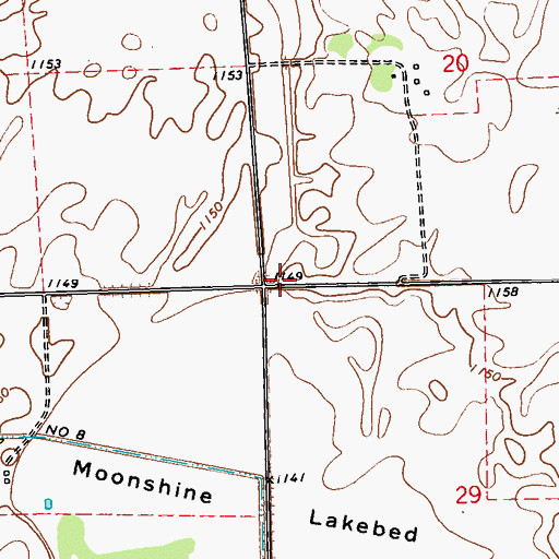 Topographic Map of School Number 58 (historical), MN