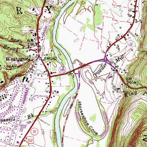 Topographic Map of Still Brook, CT