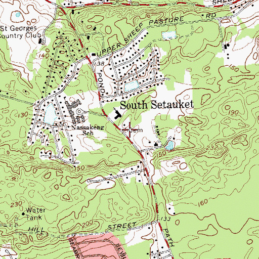 Topographic Map of Hawkins Family Graveyard, NY