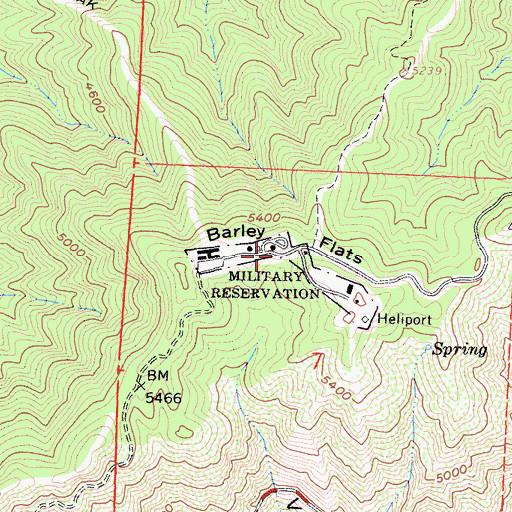 Topographic Map of Nike Site LA-09L (historical), CA