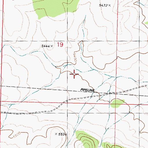 Topographic Map of Joe Entz Tank, AZ