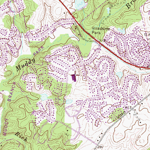 Topographic Map of Academy Child Development Center, MD