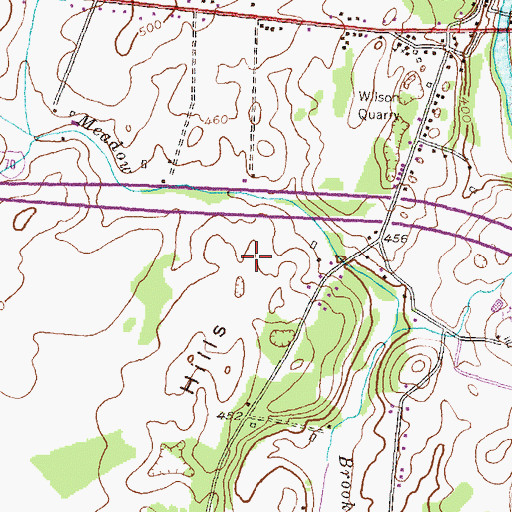 Topographic Map of Cedar Ridge School, MD