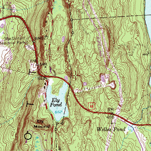 Topographic Map of WCCC-FM (Hartford), CT