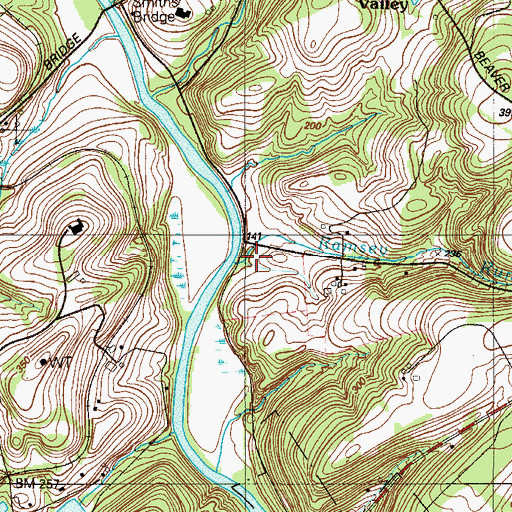 Topographic Map of Ramsey Run, DE