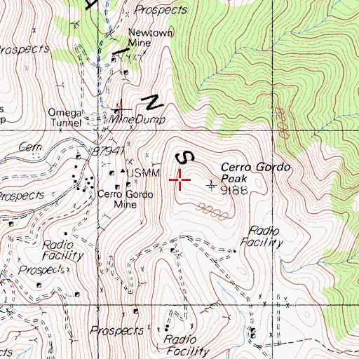 Cerro Gordo Peak, CA