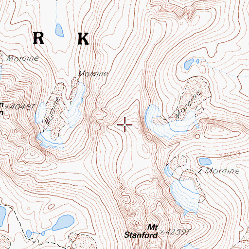 Topographic Map of East Spur, CA