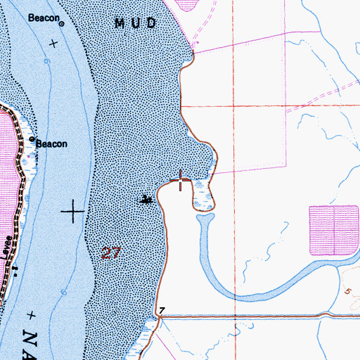 Topographic Map of North Slough, CA