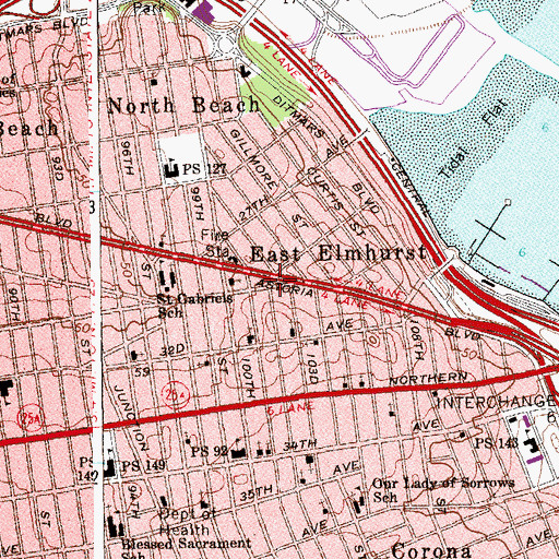 Topographic Map of Barclay Triangle, NY