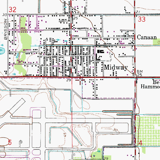 Topographic Map of Seminole County Fire Department Station 41, FL