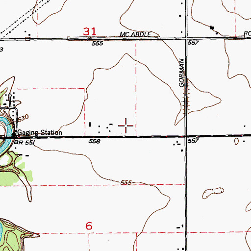 Topographic Map of Will County Mine, IL