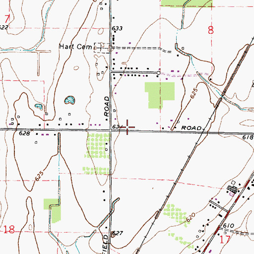 Topographic Map of Joseph M Carkenord Elementary School, MI