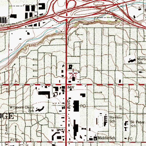 Topographic Map of Apel-Bacher Park, CO