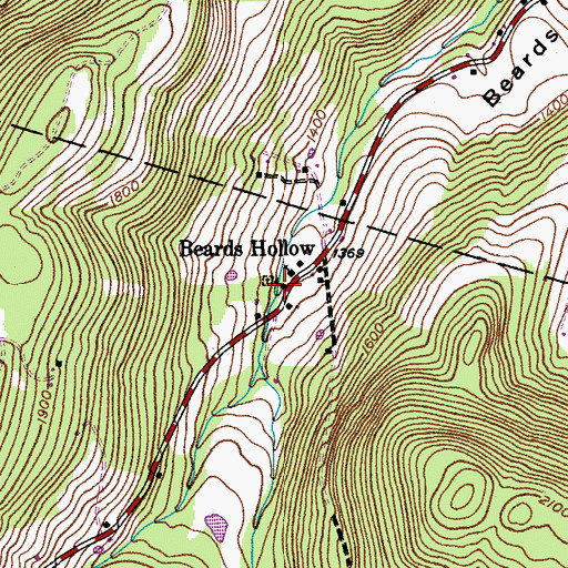 Topographic Map of School Number 10 (historical), NY