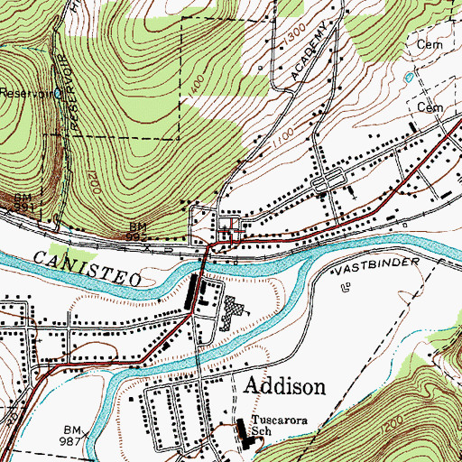 Topographic Map of Church of the Redeemer, NY