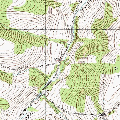 Topographic Map of Klein School (historical), NY