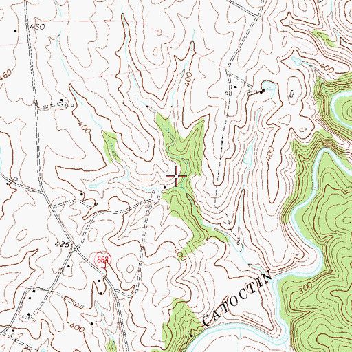 Topographic Map of EcoVillage of Loudoun County, VA