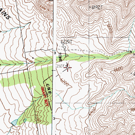 Topographic Map of Monte Largo Trail, NM