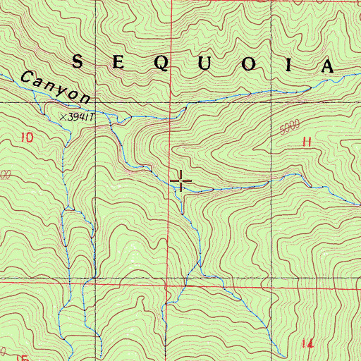 Topographic Map of Black Mountain Trail, CA