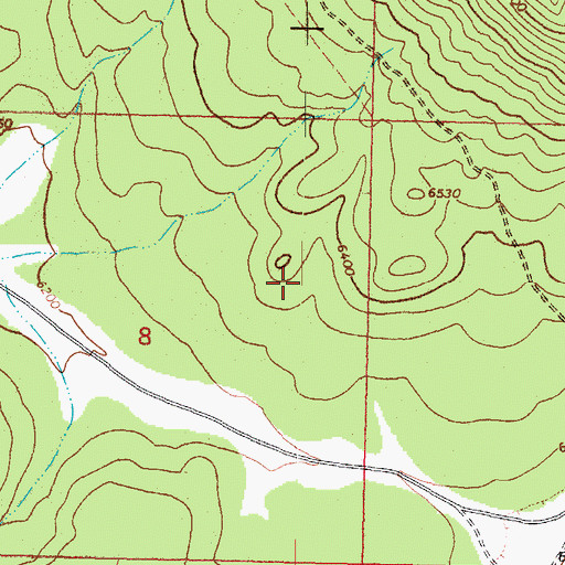 Topographic Map of Witch Pool (historical), AZ