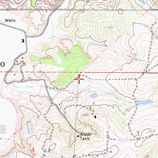 Topographic Map of Fairbanks Ranch Census Designated Place, CA
