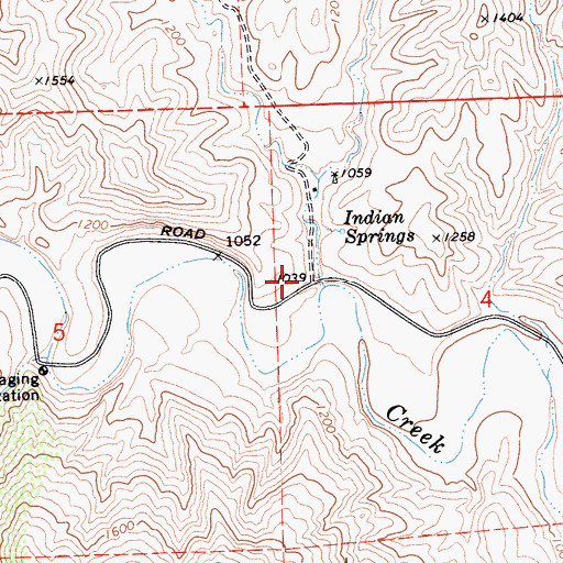 Topographic Map of Coyote Canyon, CA