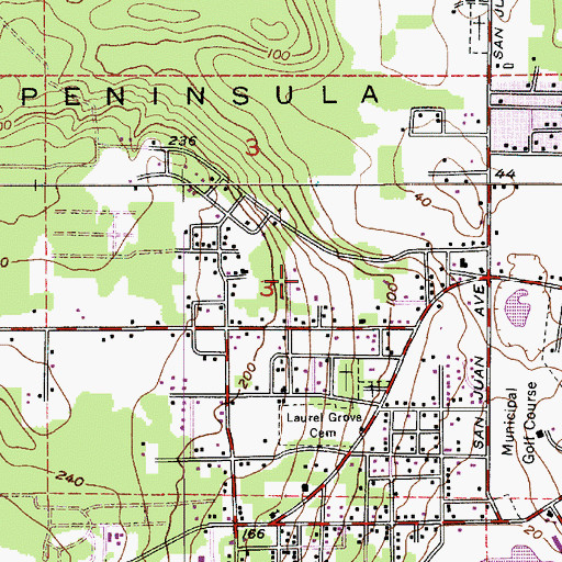 Topographic Map of City of Port Townsend, WA
