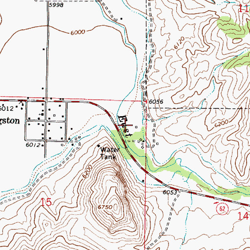 Topographic Map of Town of Kingston, UT