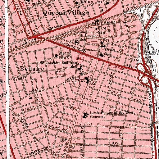 Topographic Map of Pauper Burial Ground (historical), NY