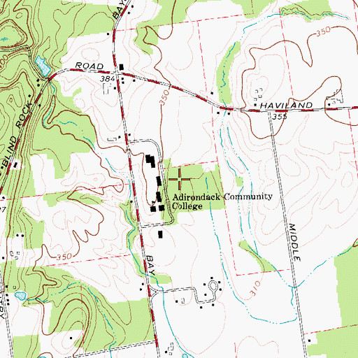 Topographic Map of Scoville Learning Center, NY