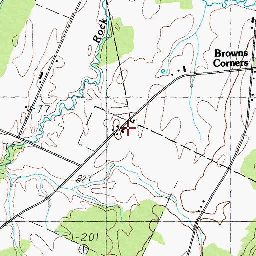 Topographic Map of New Testament Christian Academy, VT
