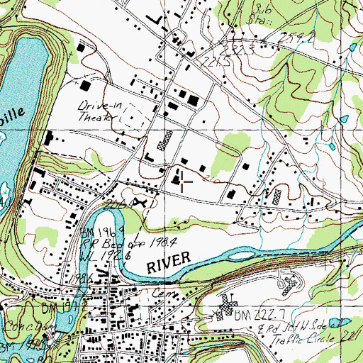 Topographic Map of Community College of Vermont, VT