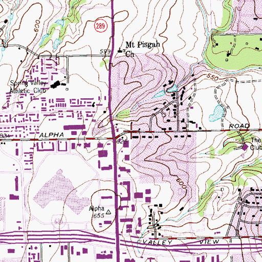 Topographic Map of Japanese Baptist Church, TX