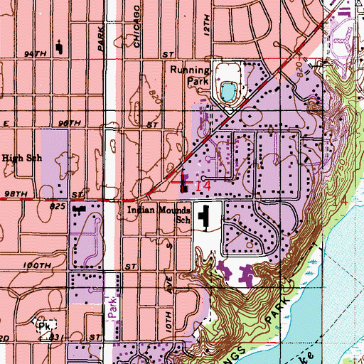 Topographic Map of Mount Hope - Redemption Lutheran School - East Campus, MN