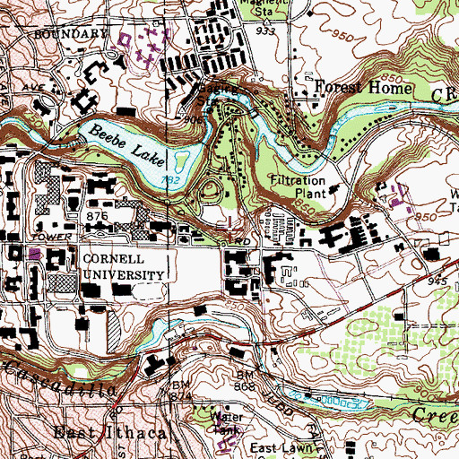 Topographic Map of McClintock Shed, NY