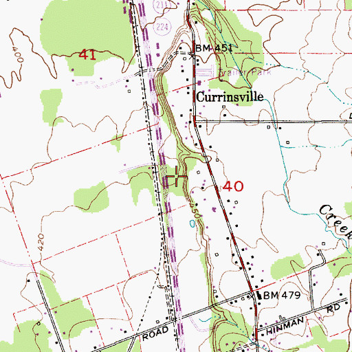 Topographic Map of Estacada Christian Church, OR
