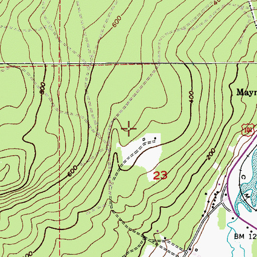 Topographic Map of Olympic Field, WA