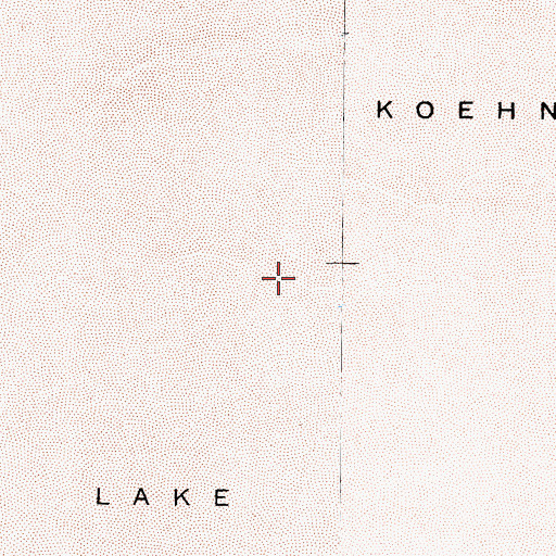Topographic Map of Koehn Lake, CA