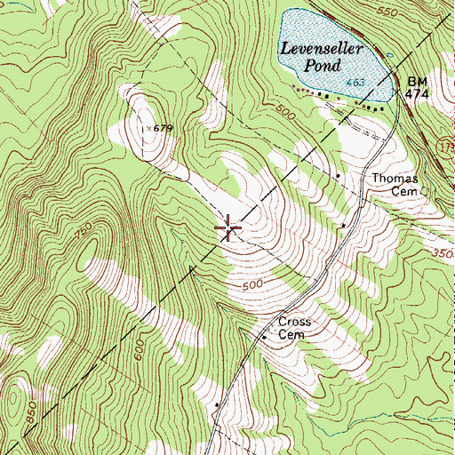 Topographic Map of Highland View Field, ME