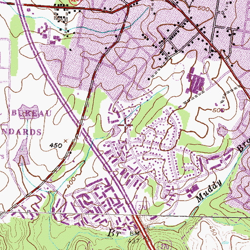 Topographic Map of Christman Park, MD