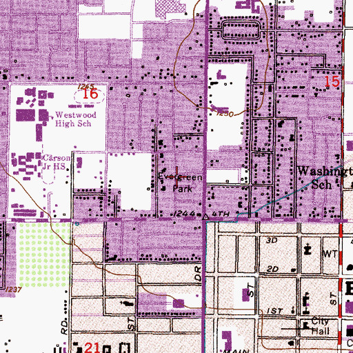 Topographic Map of Lutheran Physician Hospital Organization, AZ