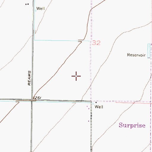 Topographic Map of Kingswood Elementary School, AZ