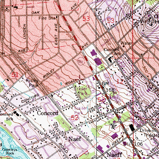Topographic Map of Russian Full Gospel Church, OR
