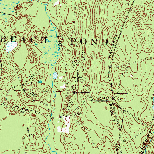 Topographic Map of Camp E-Hun-Tee, RI
